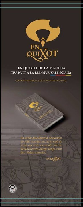Edición de El Quijote en lengua valenciana.