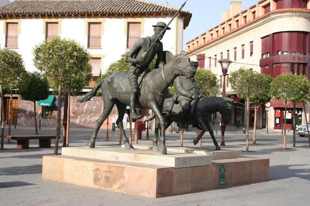Monumento de El Quijote.