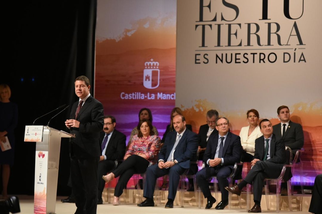 Emiliano García-Page, en el Día de Castilla-La Mancha.