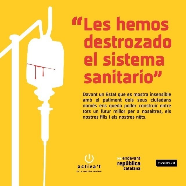Cartel de la Assemblea Nacional Catalana.