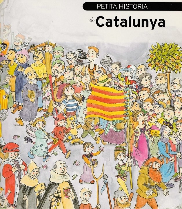 Portada del libro Petita Història de Catalunya.