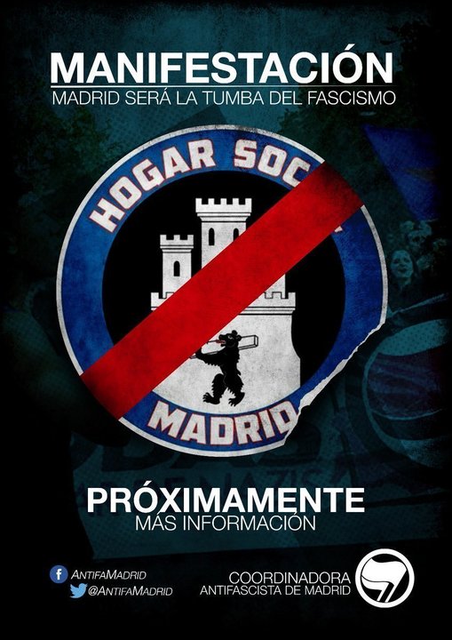 Convocatoria contra el nuevo emplazamiento del Hogar Social Madrid.
