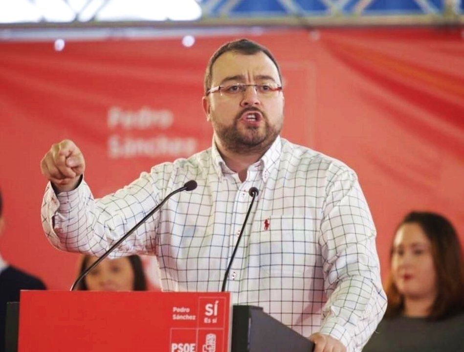 Adrián Barbón, alcalde de Laviana (Asturias) por el PSOE.
