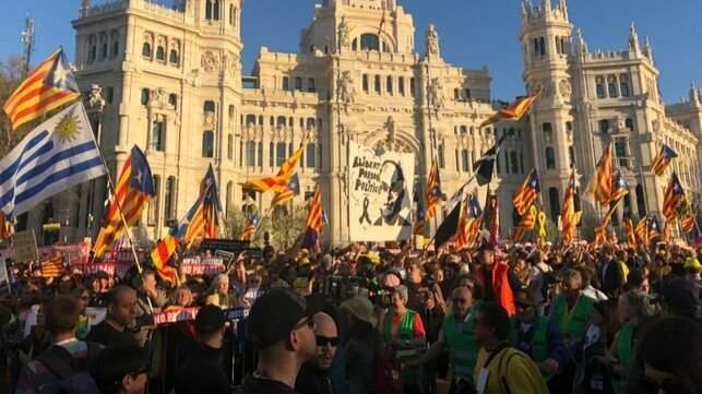 Imagen de la manifestación en Madrid del pasado sábado.