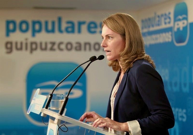 La presidenta del PP vasco, Arantza Quiroga.