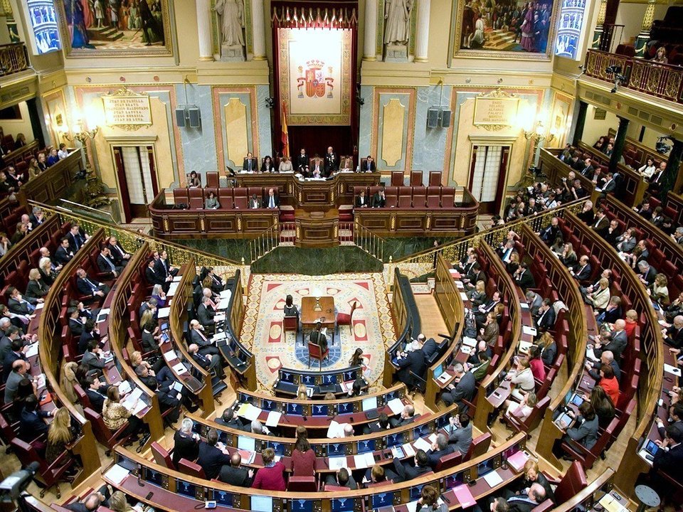 Pleno del Congreso de los Diputados.