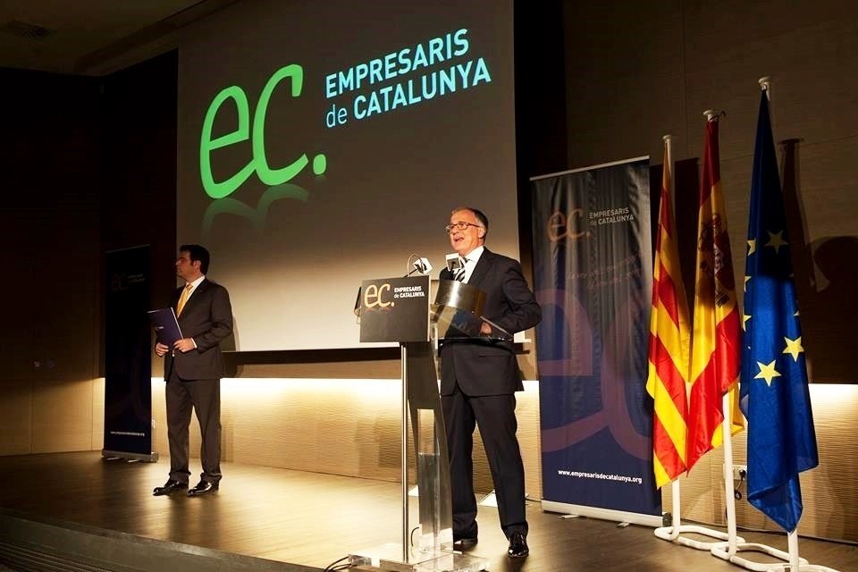 Acto de presentación de Empresaris de Catalunya.