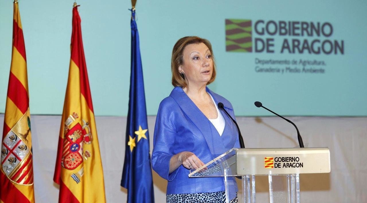 La presidenta de Aragon, Luisa Fernanda Rudi.