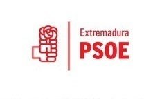 Logo del PSOE de Extremadura.