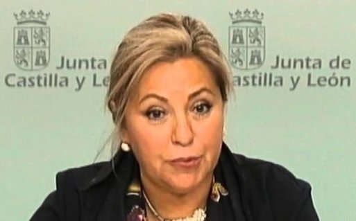 Rosa Valdeón, cuando era vicepresidenta y portavoz de la Junta de Castilla y León.