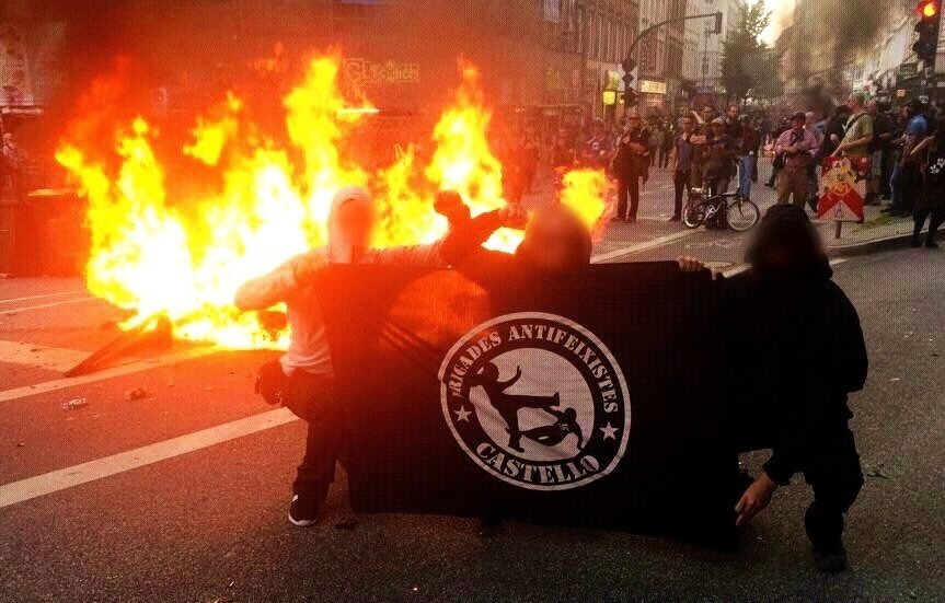 Extremistas de izquierda de Castellón, en Hamburgo.