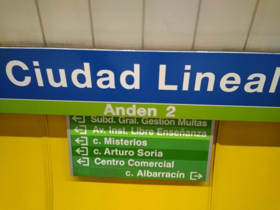Ciudad Lineal, Metro de Madrid