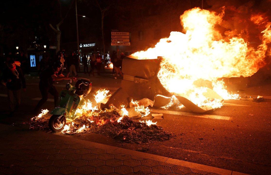 Cataluña en llamas por las protestas de los CDR