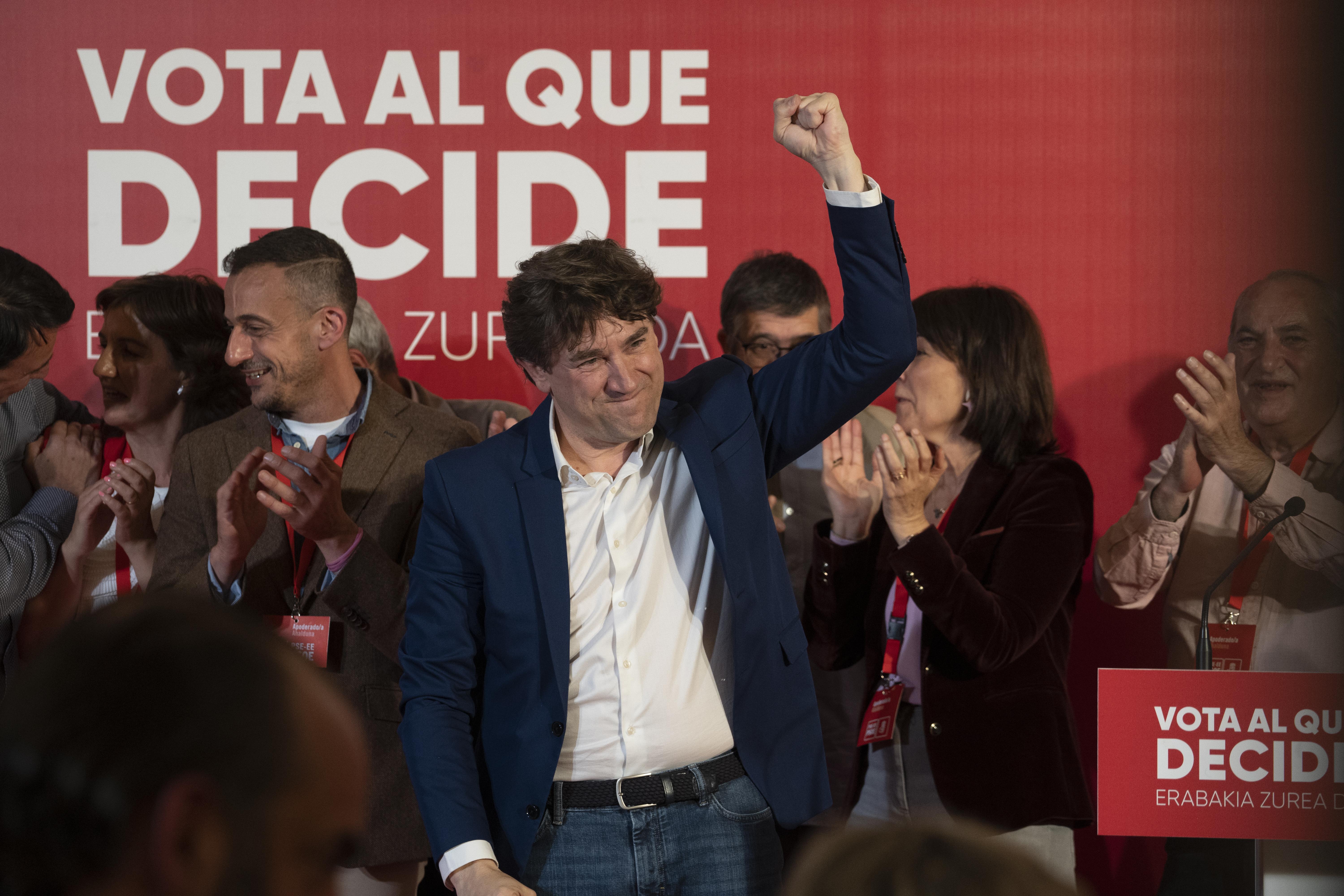 Eneko Andueza, candidato del PSE (Foto: Iñaki Berasaluce / Europa Press).